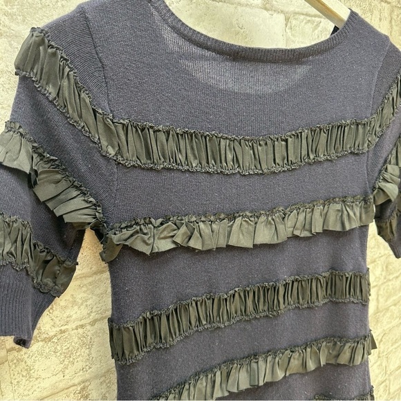 MARC by Marc Jacobs navy black sweater scoop dress women’s size XS - Picture 4 of 8